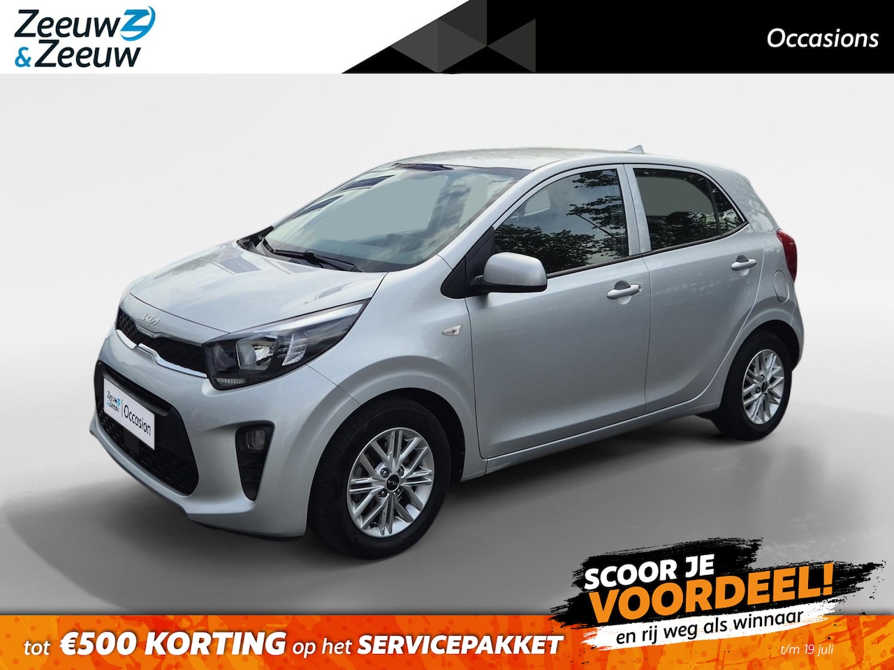 Kia Picanto - 1.0 DPi DynamicLine | Cruise Control | Bluetooth | Apple Carplay/Android Auto | Camera | A - AutoWereld.nl