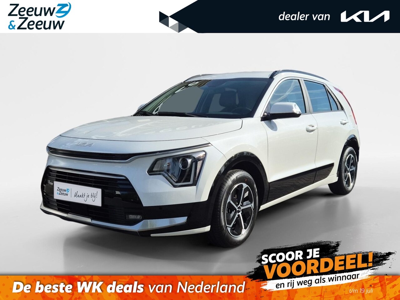 Kia Niro - 1.6 GDi Hybrid DynamicLine | Enkele kleuren op voorraad bel voor info | NU MET €3.000 inru - AutoWereld.nl