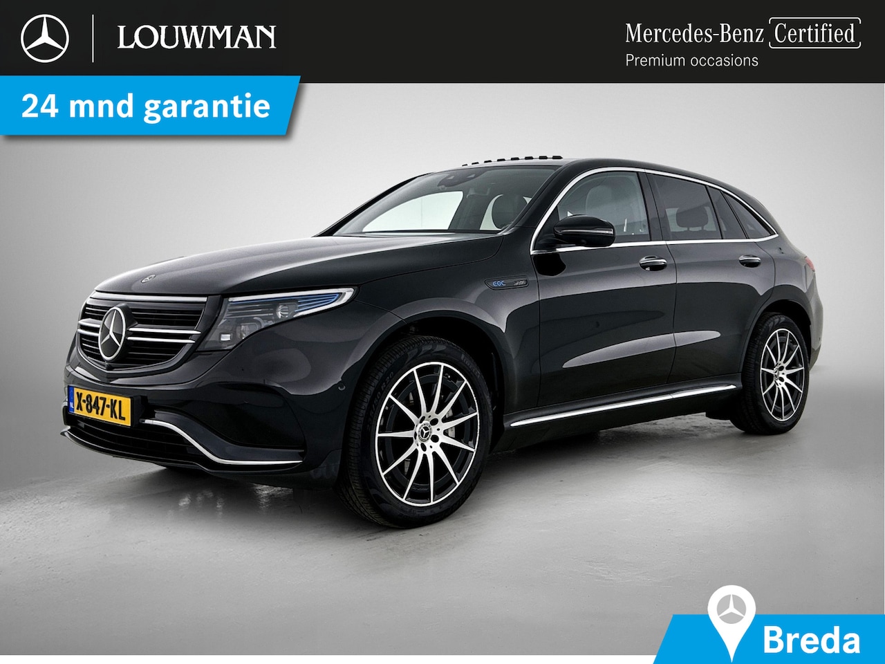 Mercedes-Benz EQC - 400 4MATIC AMG Line 80 kWh | Schuifdak | 360° camera | Trekhaak | Elektrische Stoelen | In - AutoWereld.nl