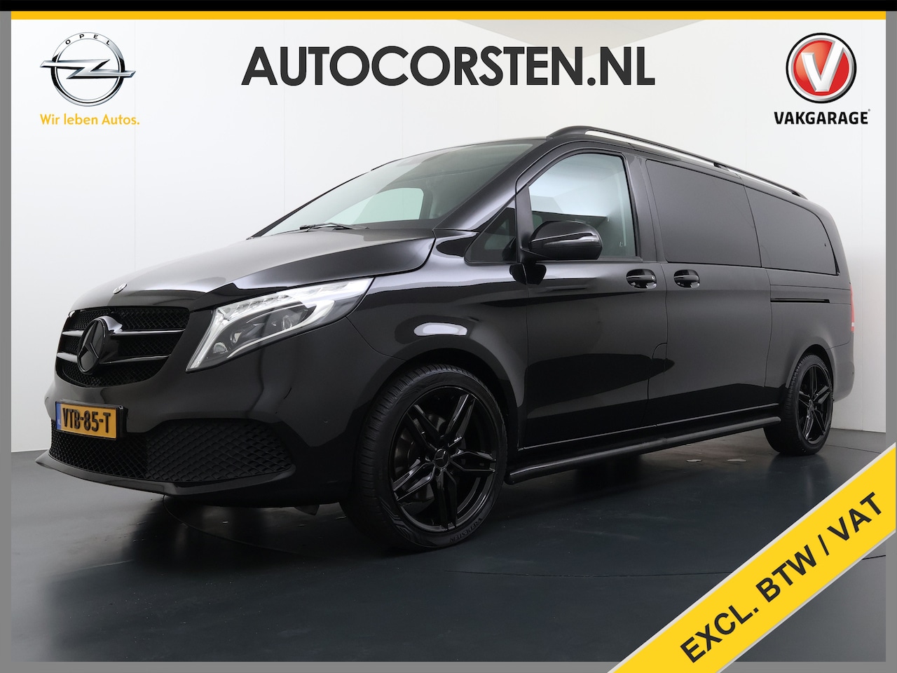 Mercedes-Benz V-klasse - 300d 4-MATIC Extra Lang Dubbele Cabine 5-Persoons 2X Elek.Schuifdeur Trekhaak Apple Carpla - AutoWereld.nl