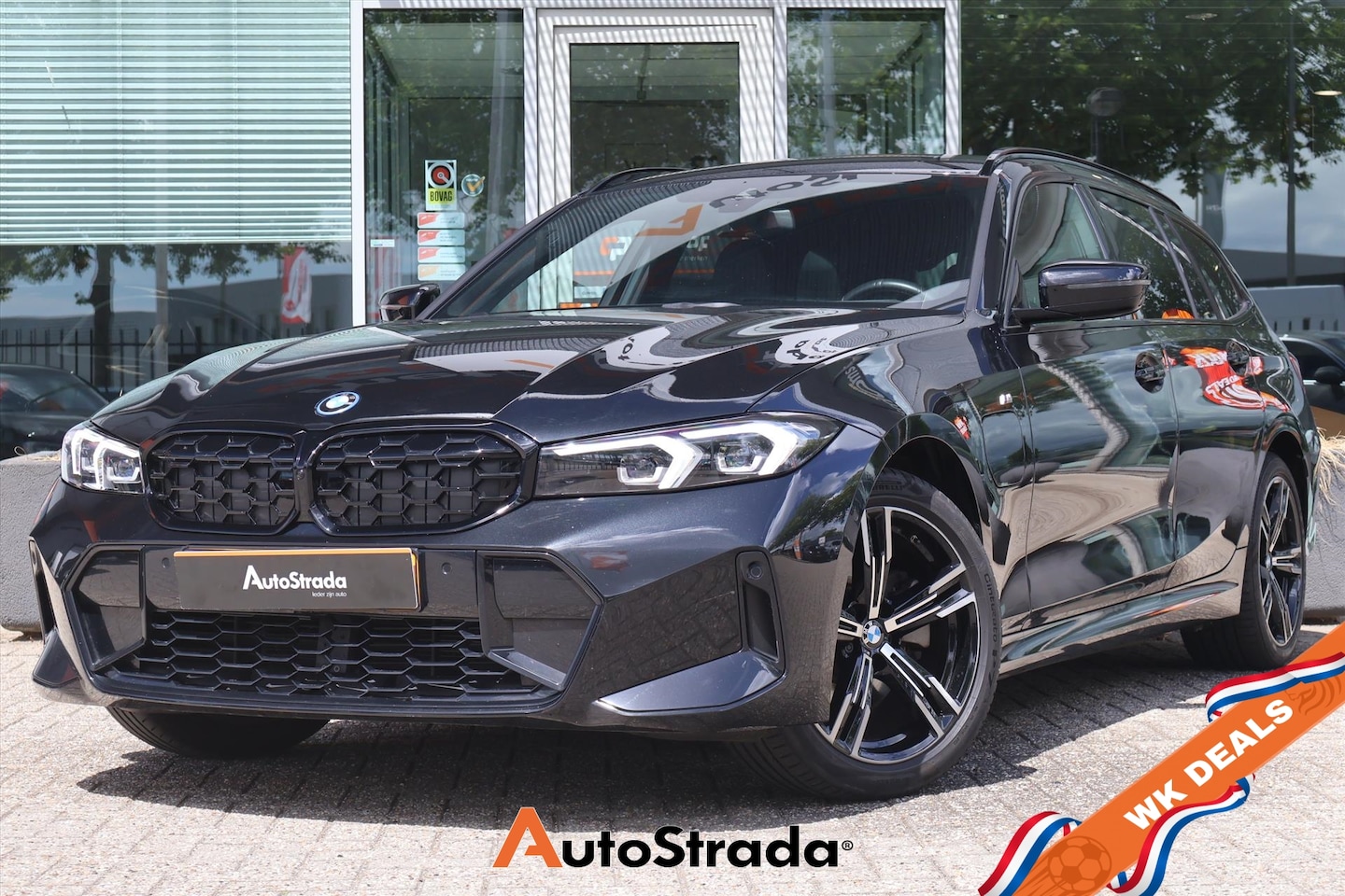 BMW 3-serie Touring - (g21) 330e M-Sport 292pk | SoH 99% | LED | Sfeer | Trekhaak | Camera | Stoelverwarming | L - AutoWereld.nl