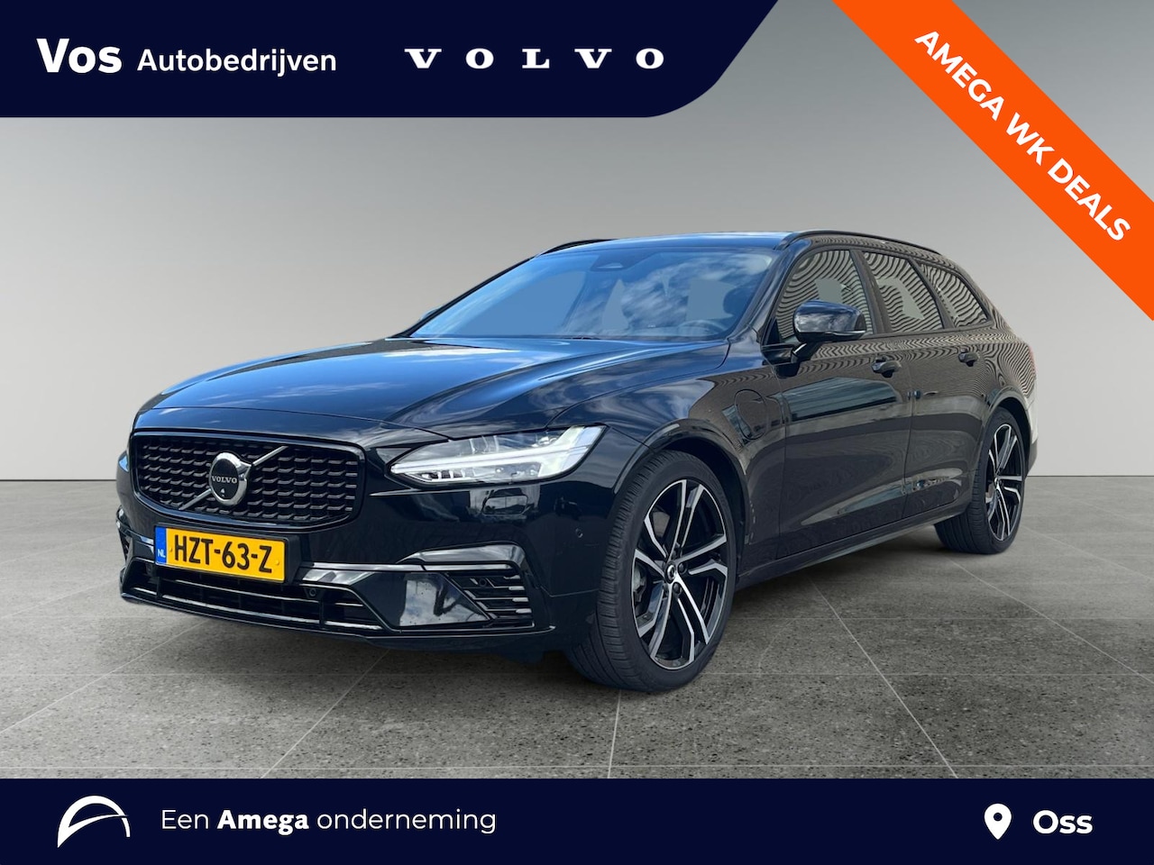 Volvo V90 - 2.0 T8 Plug-in hybrid AWD Ultra Dark bowers & wilkins|Trekhaak|360 Camera - AutoWereld.nl