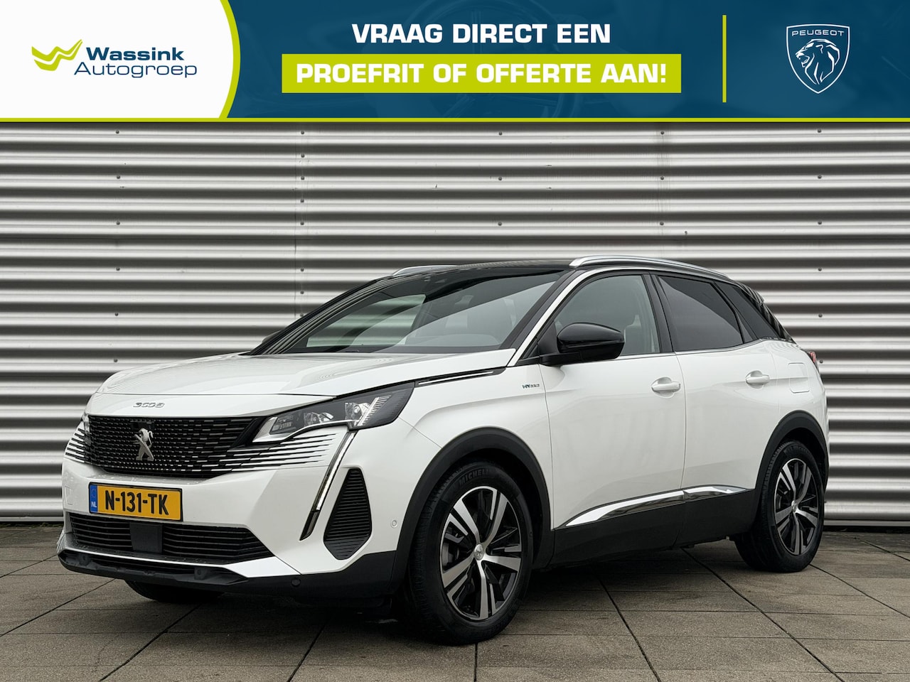 Peugeot 3008 - 1.6 HYbrid 225 GT PHEV | Lederen Elektrische Stoelen + Massage | Apdative Cruise Control | - AutoWereld.nl