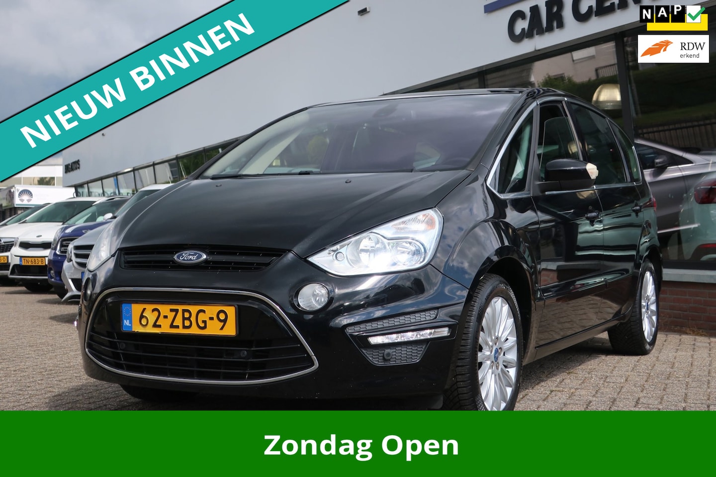 Ford S-Max - 1.6 EcoBoost Titanium 7p. 2e EIG_LED_NAVI_PDC V+A_DOH_NAP. - AutoWereld.nl