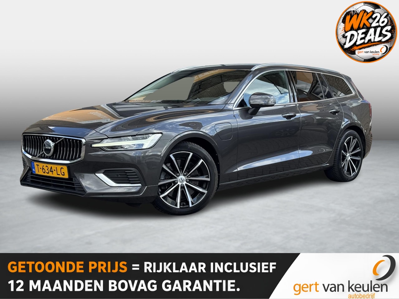 Volvo V60 - 2.0 T6 Plug-in hybrid AWD Core Bright LONG RANGE/NL-AUTO/1E EIG. - AutoWereld.nl