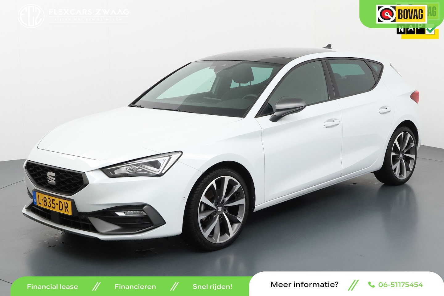 SEAT Leon - 1.5 eTSI FR Launch Edition - Pano/schuifdak - Navi - Climate - LED - Org.NL - AutoWereld.nl