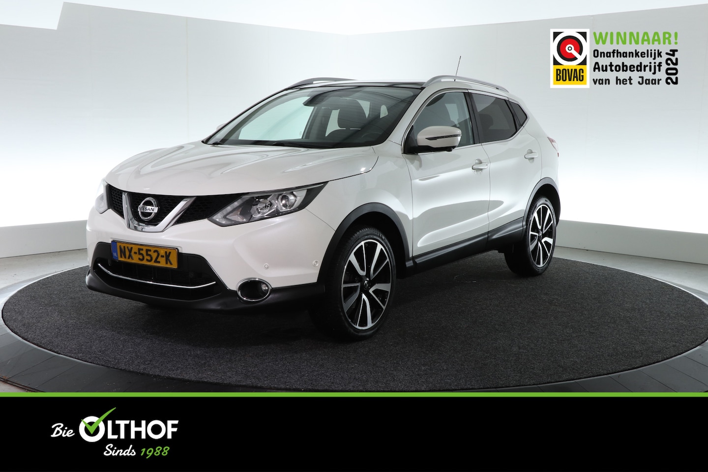 Nissan Qashqai - 1.2 Tekna | PANO-DAK | 360 GRADEN | LEER | - AutoWereld.nl