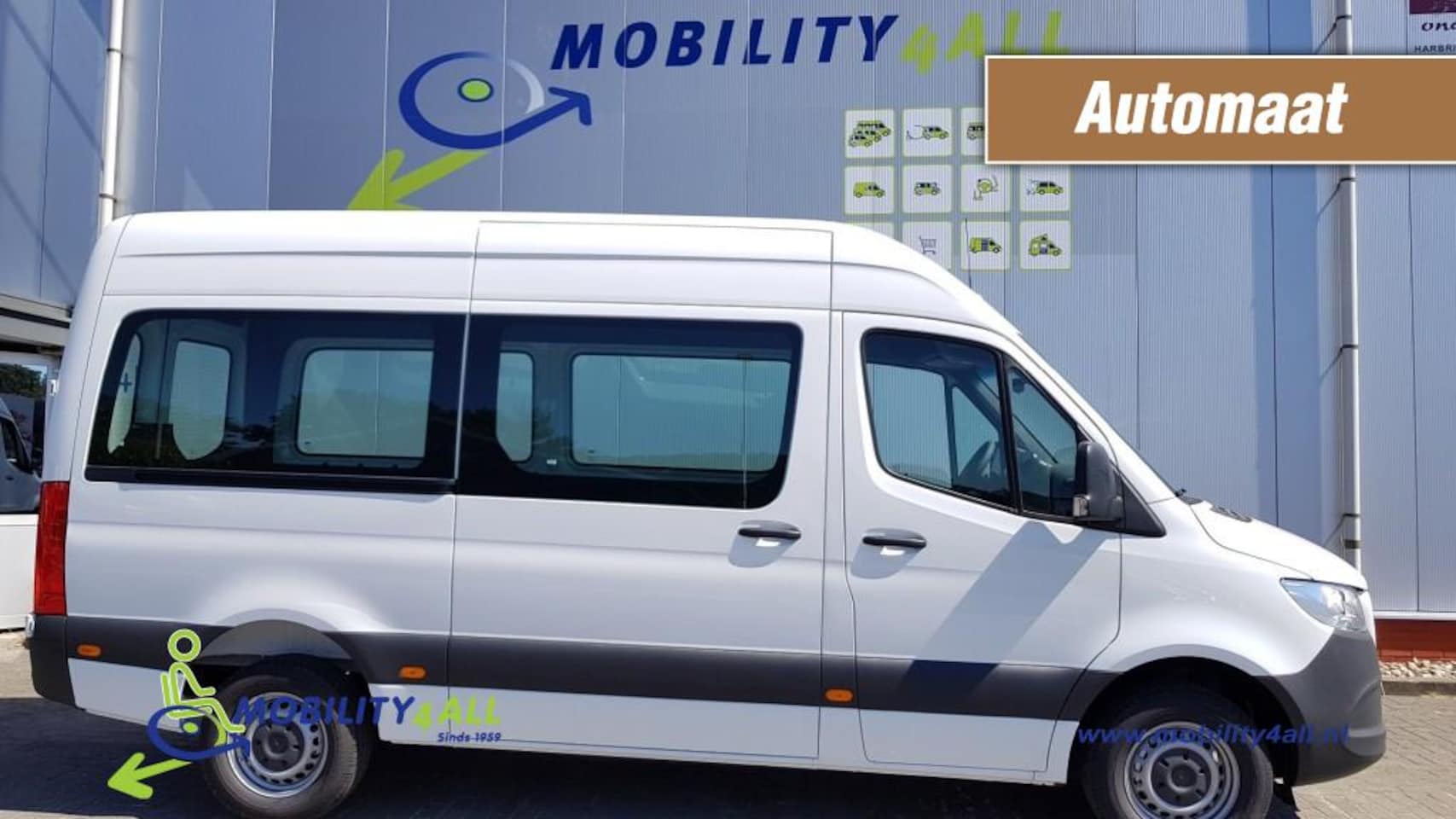 Mercedes-Benz Sprinter - Rolstoelbus met e-lift Incl- BPM - AutoWereld.nl