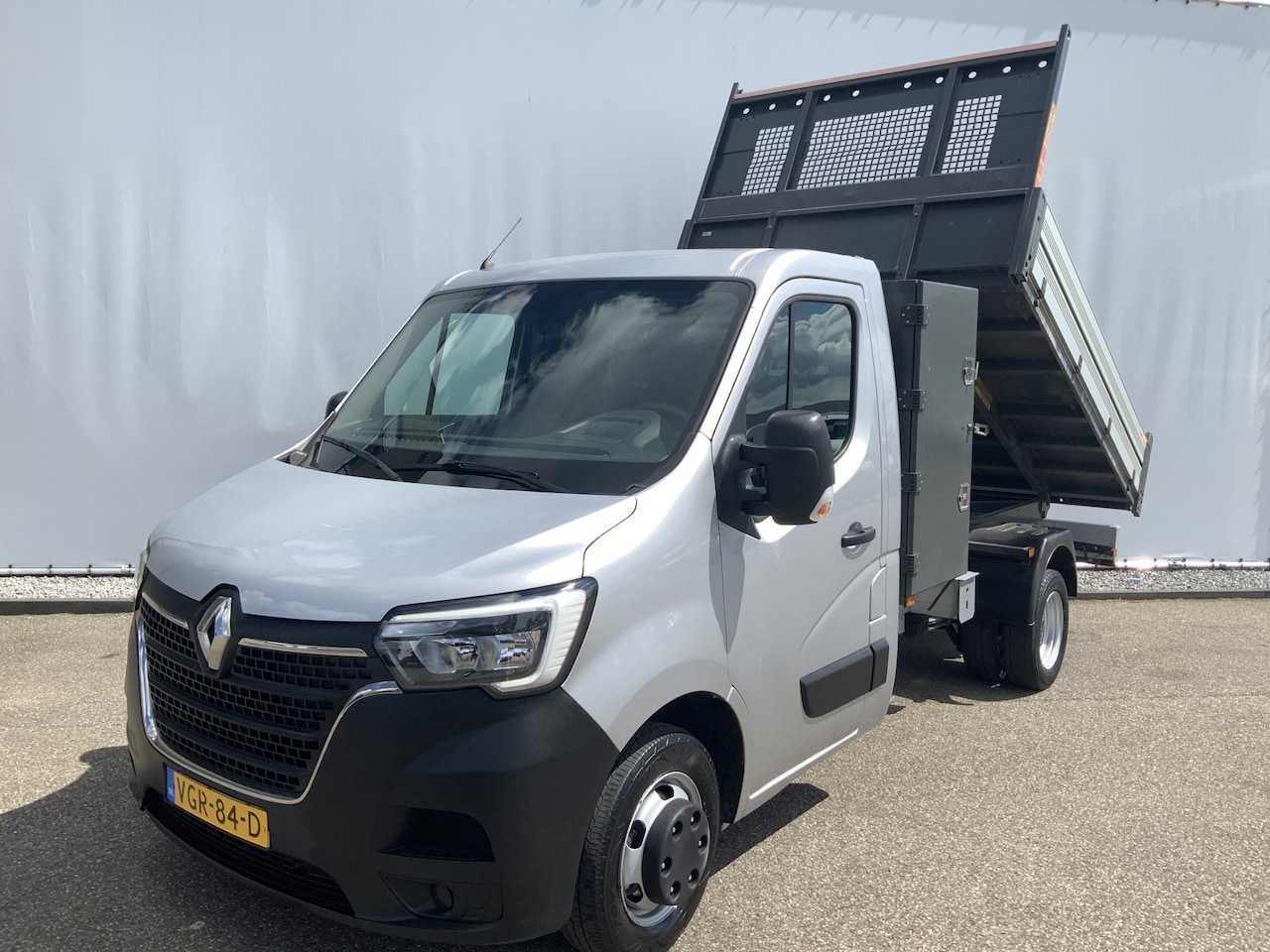 Renault Master - T35 2.3 dCi 130 L3H3 Kipper Airco 3 Zits Trekhaak 3500 kg Euro 6 - AutoWereld.nl