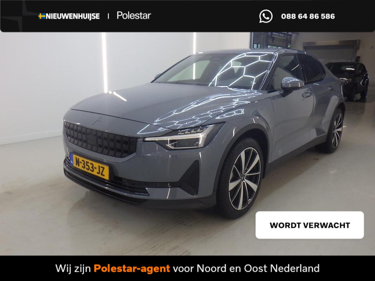 Polestar 2 - Standard Range Single Motor 63kWh | Cruise Control | Parkeersensoren Voor + Achter | Parke - AutoWereld.nl