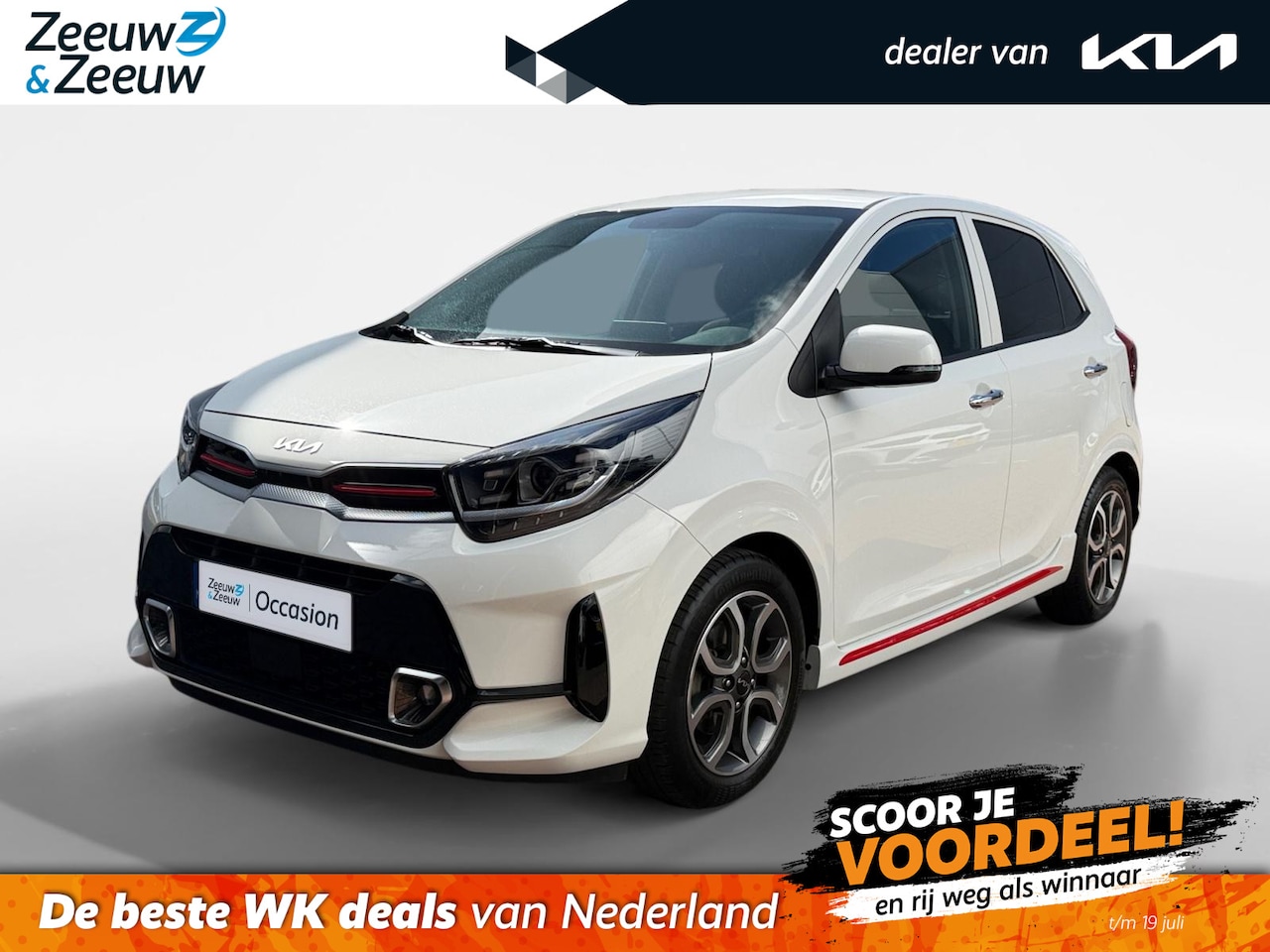 Kia Picanto - 1.0 DPi GT-Line | Zeer compleet | Lederen bekleding | Navigatie | Achteruitrijcamera | App - AutoWereld.nl