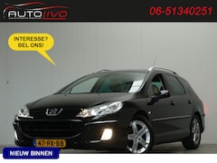 Peugeot 407 SW - 3.0-24V V6 XT Pack AUTOMAAT NL AUTO PANO JBL LEER NAV CLIMA TREKHAAK etc