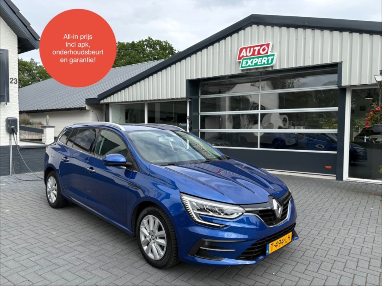 Renault Mégane Estate - 1.3 TCe 140 Equilibre Estate 1.3 TCe 140 Equilibre, Lane assist, Airco, Parkeerhulp, All-in prijs inclusief apk - AutoWereld.nl