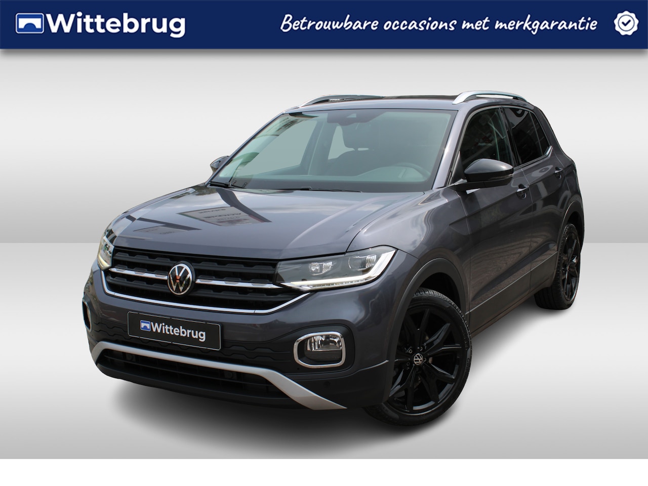 Volkswagen T-Cross - 1.0 TSI 110pk Style DSG Automaat Black style / Navigatie / LM 18 inch / LED / Parkeersenso - AutoWereld.nl