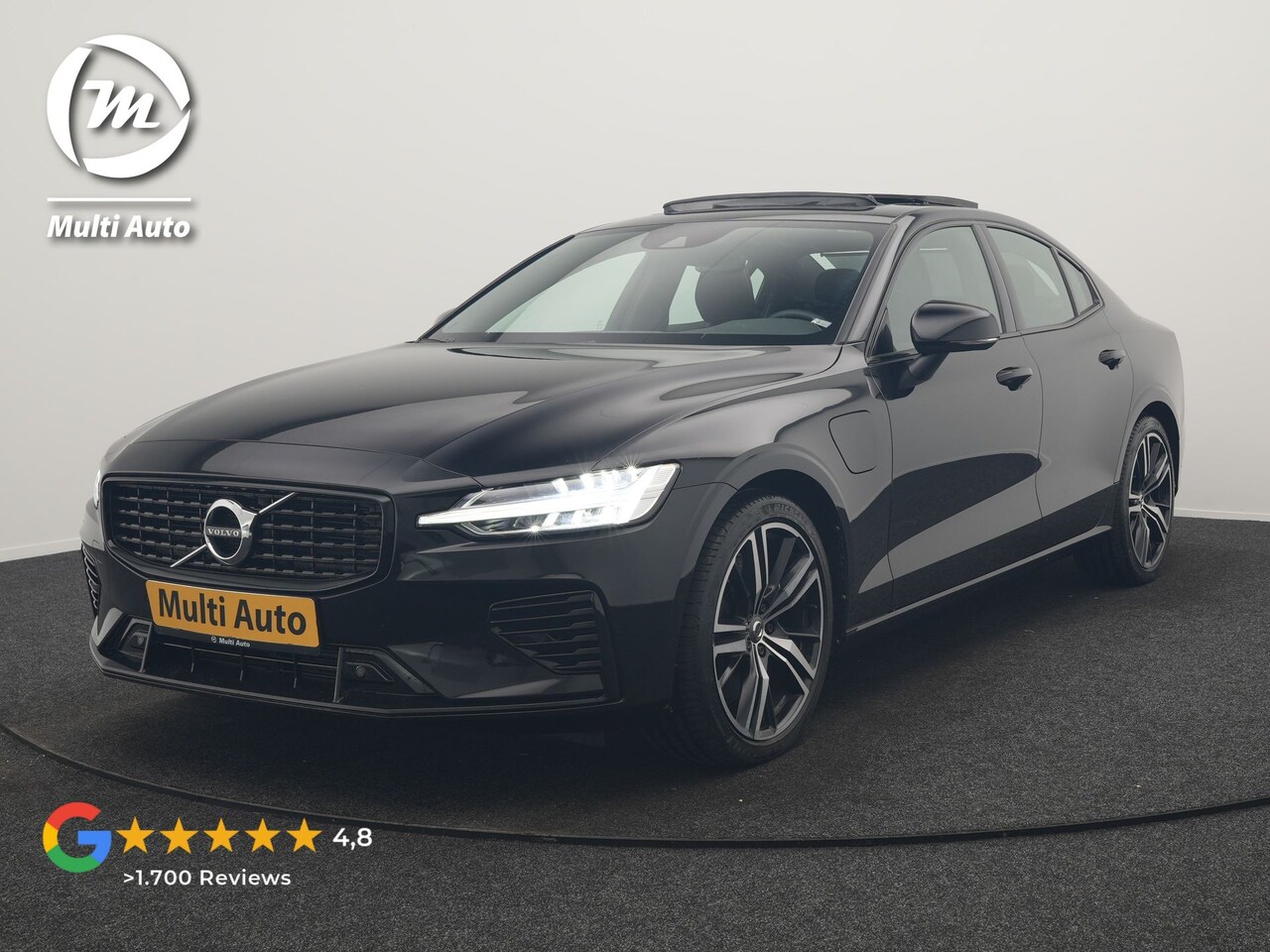 Volvo S60 - T8 AWD R Design Polestar Engineerd PHEV 405pk Dealer O.H. | Panodak | Adaptive Cruise | Ca - AutoWereld.nl