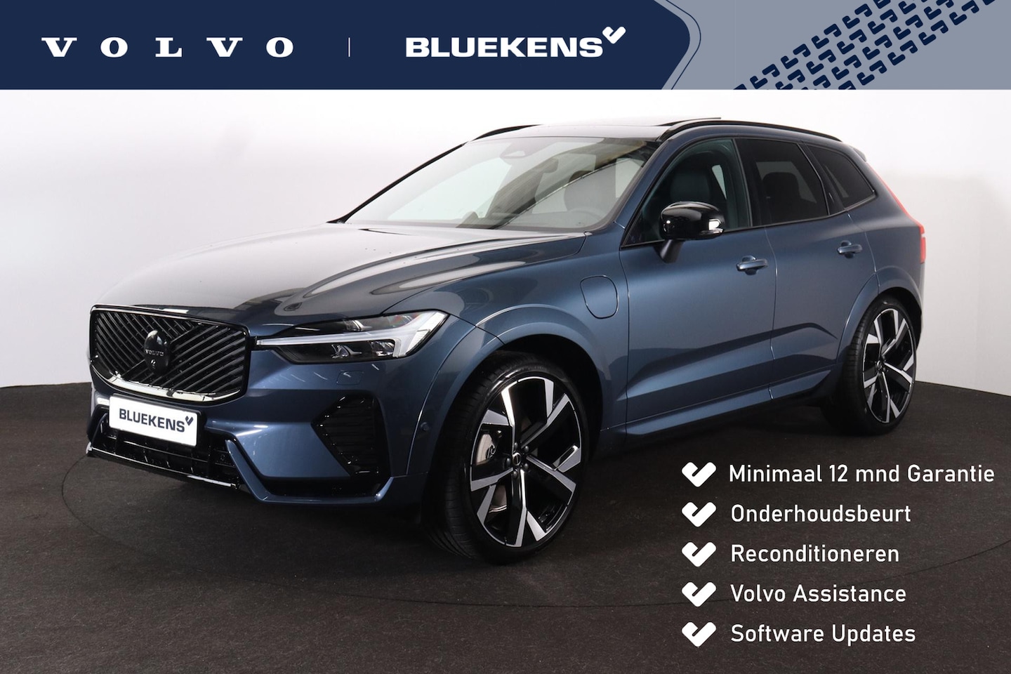Volvo XC60 - T8 Recharge AWD Ultra Black Edition Exec - Luchtvering - Panorama/schuifdak - IntelliSafe - AutoWereld.nl