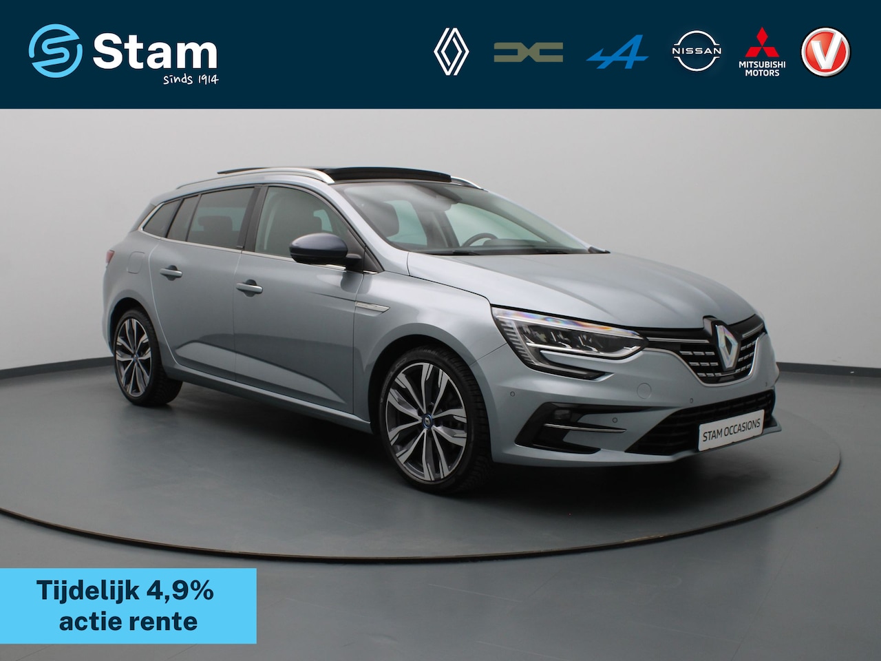 Renault Mégane E-Tech - Estate Plug-In Hybrid 160pk Business Edition One Elektrisch glazen schuif-/kanteldak | Bos - AutoWereld.nl
