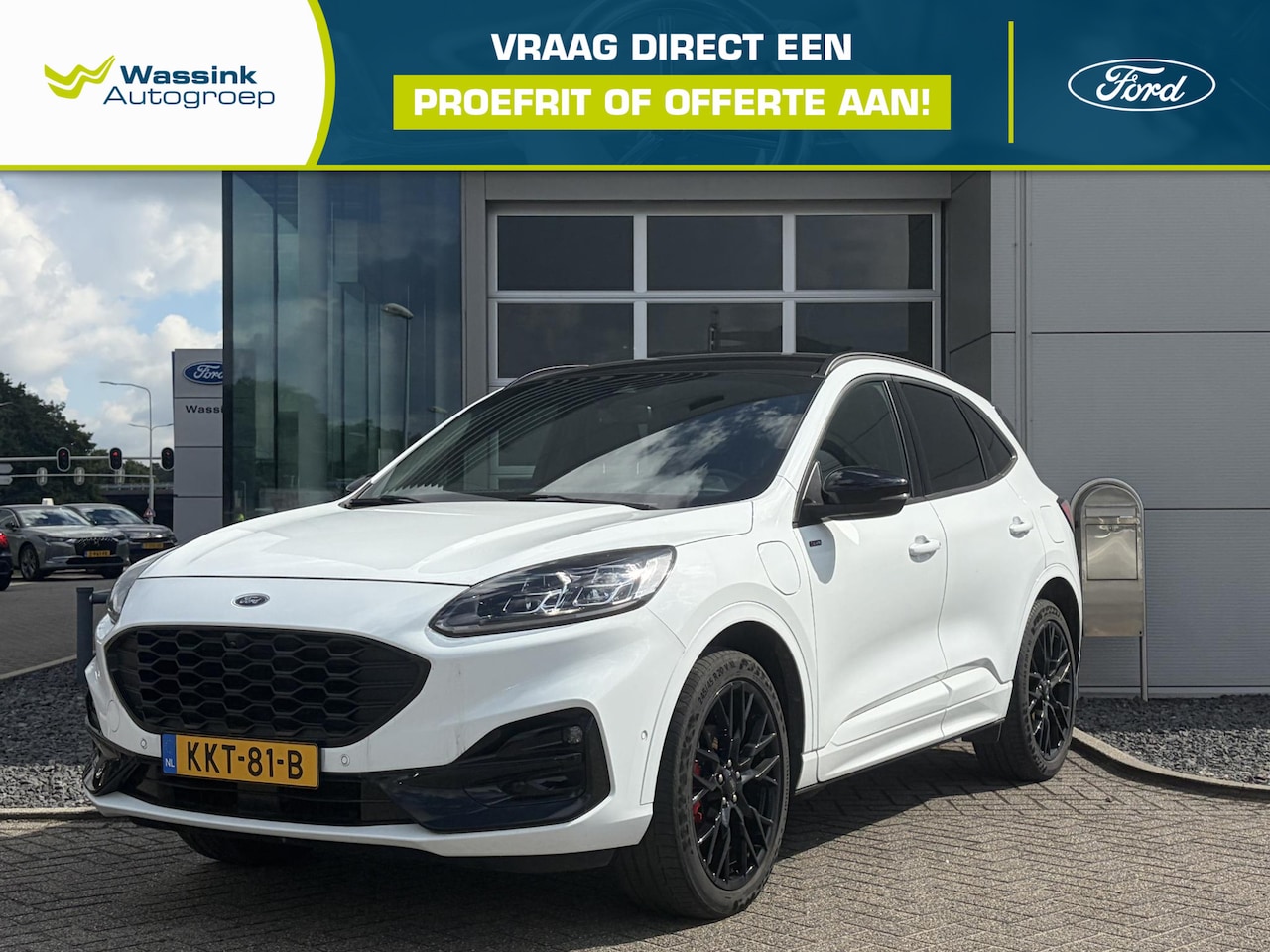Ford Kuga - 2.5 PHEV ST-Line X I Trekhaak I Stoelverwarming voor/achter I Dab Radio I Navigatie I - AutoWereld.nl