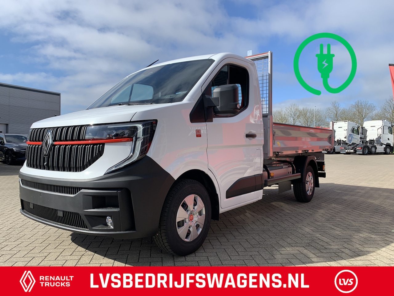 Renault Master E-Tech - T35 Pick-up /Kipper L3 long range 87 kWh Trekhaak, Multimedia systeem, Vierseizoenenbanden - AutoWereld.nl