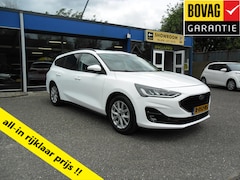 Ford Focus Wagon - ECOBOOST CONNECTED PLUS NIEUW MODEL NAV AIRCO LMV PDC PRIVACYGLAS XENON RIJKLAARPRIJS