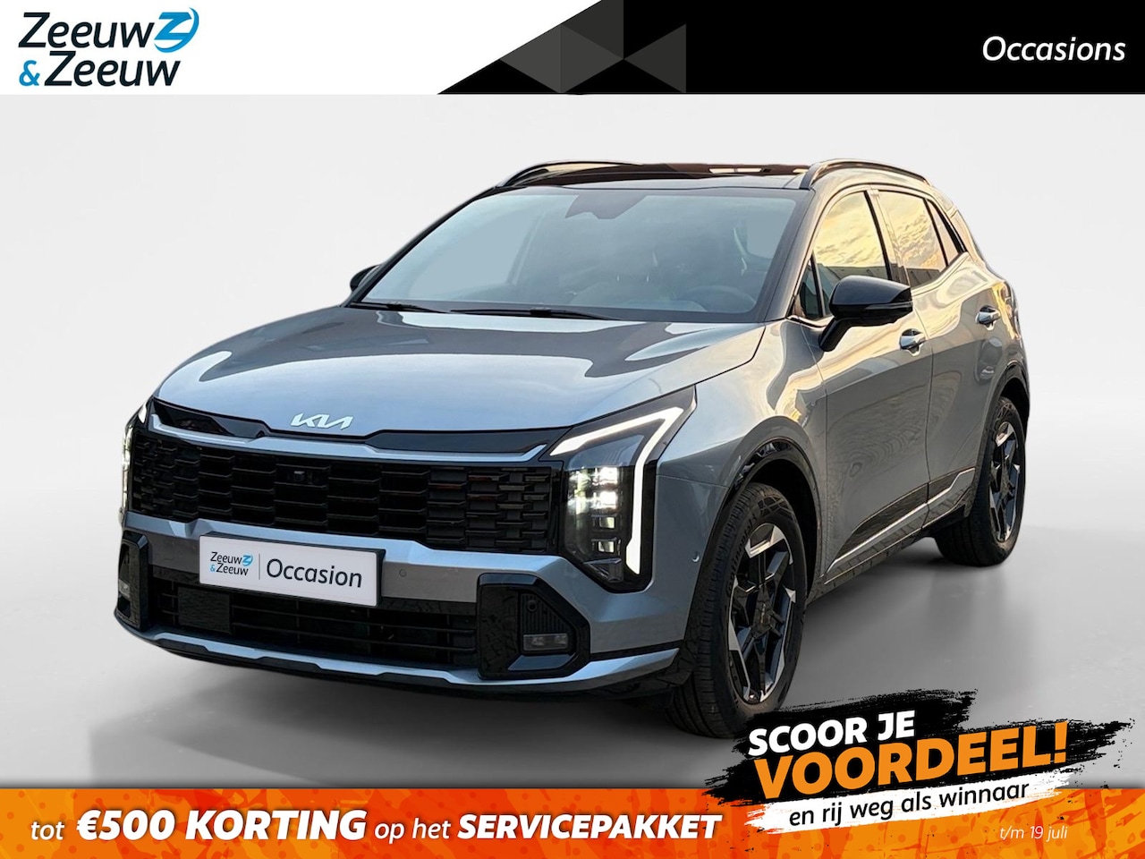 Kia Sportage - 1.6 T-GDi Hybrid GT-PlusLine | Glazen schuif-/kanteldak | Memory seats | Stoelverwarming- - AutoWereld.nl