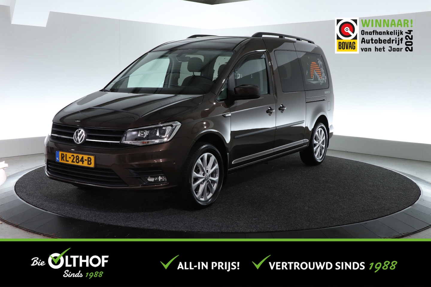 Volkswagen Caddy Maxi - Automaat 1.4 TSI 5p |  KAMPEER UITVOERING | KAN OOK MAKKELIJK VERWIJDERD WORDEN | - AutoWereld.nl