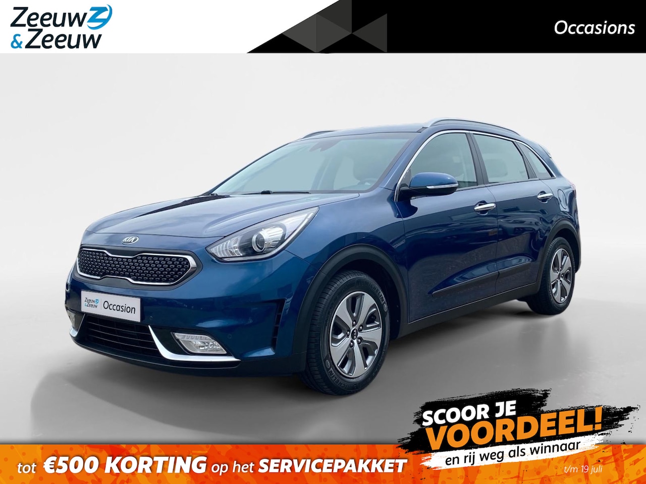 Kia Niro - 1.6 GDi Hybrid DynamicLine Climate control | Navigatie | Parkeercamera | Trekhaak | Cruise - AutoWereld.nl