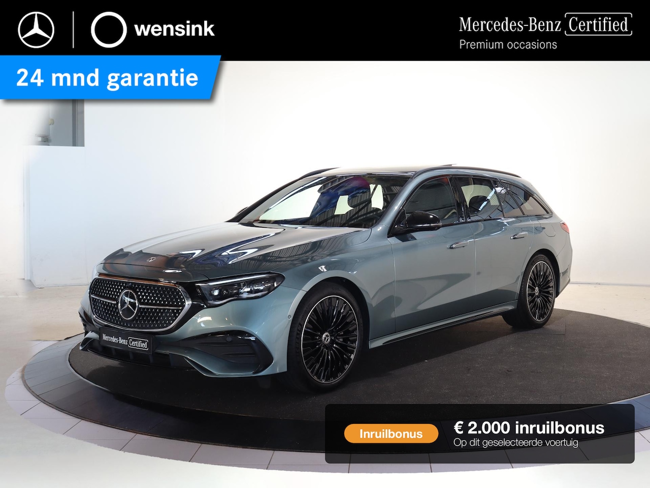 Mercedes-Benz E-klasse Estate - 300 e Business Solution AMG | Massage | Burmester | Memory | Panoramadak | Trekhaak | 360 - AutoWereld.nl
