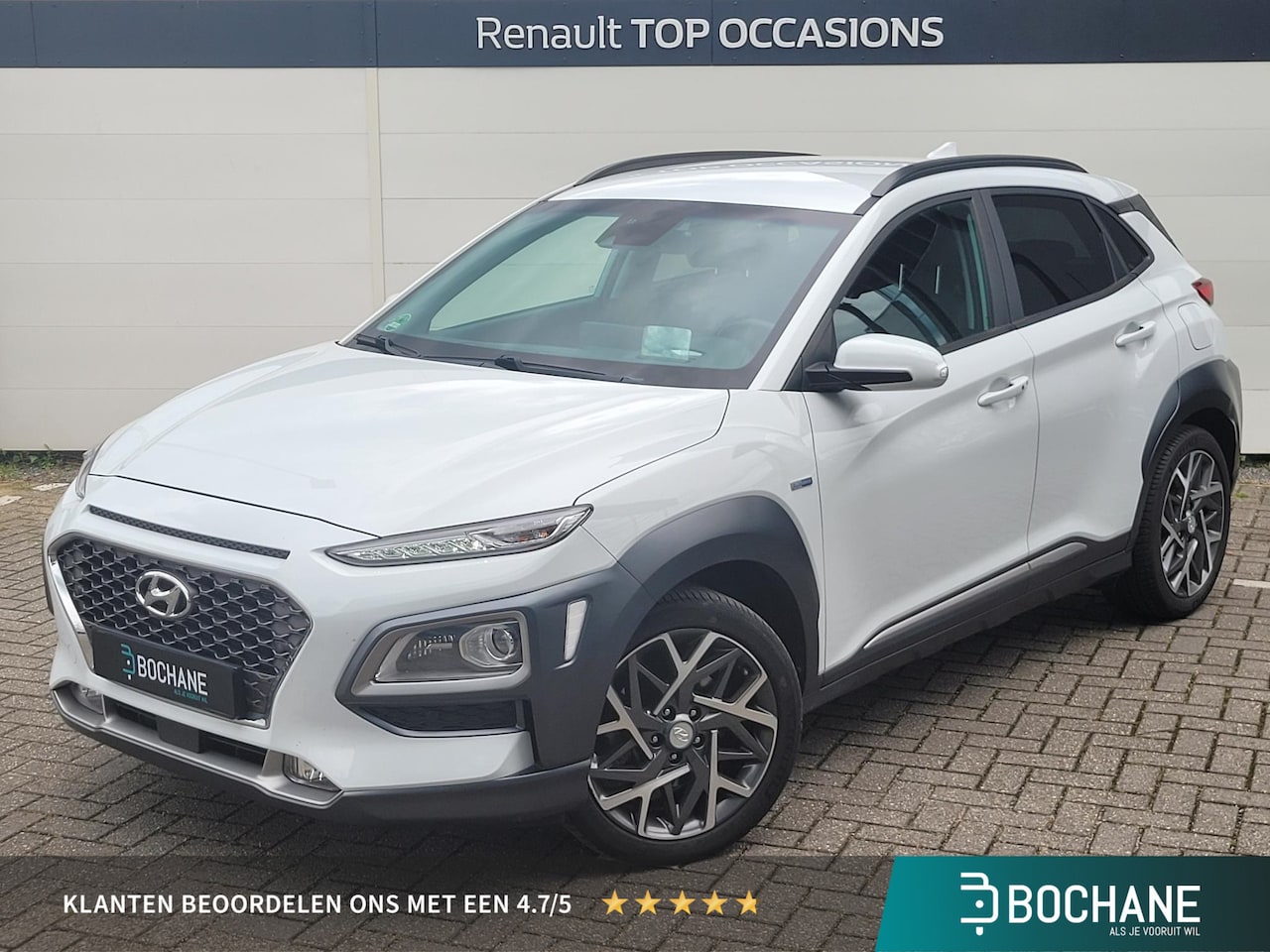 Hyundai Kona - 1.6 GDI HEV Premium Dealer Onderhouden | Full Options | Hoge Zit | Trekhaak - AutoWereld.nl