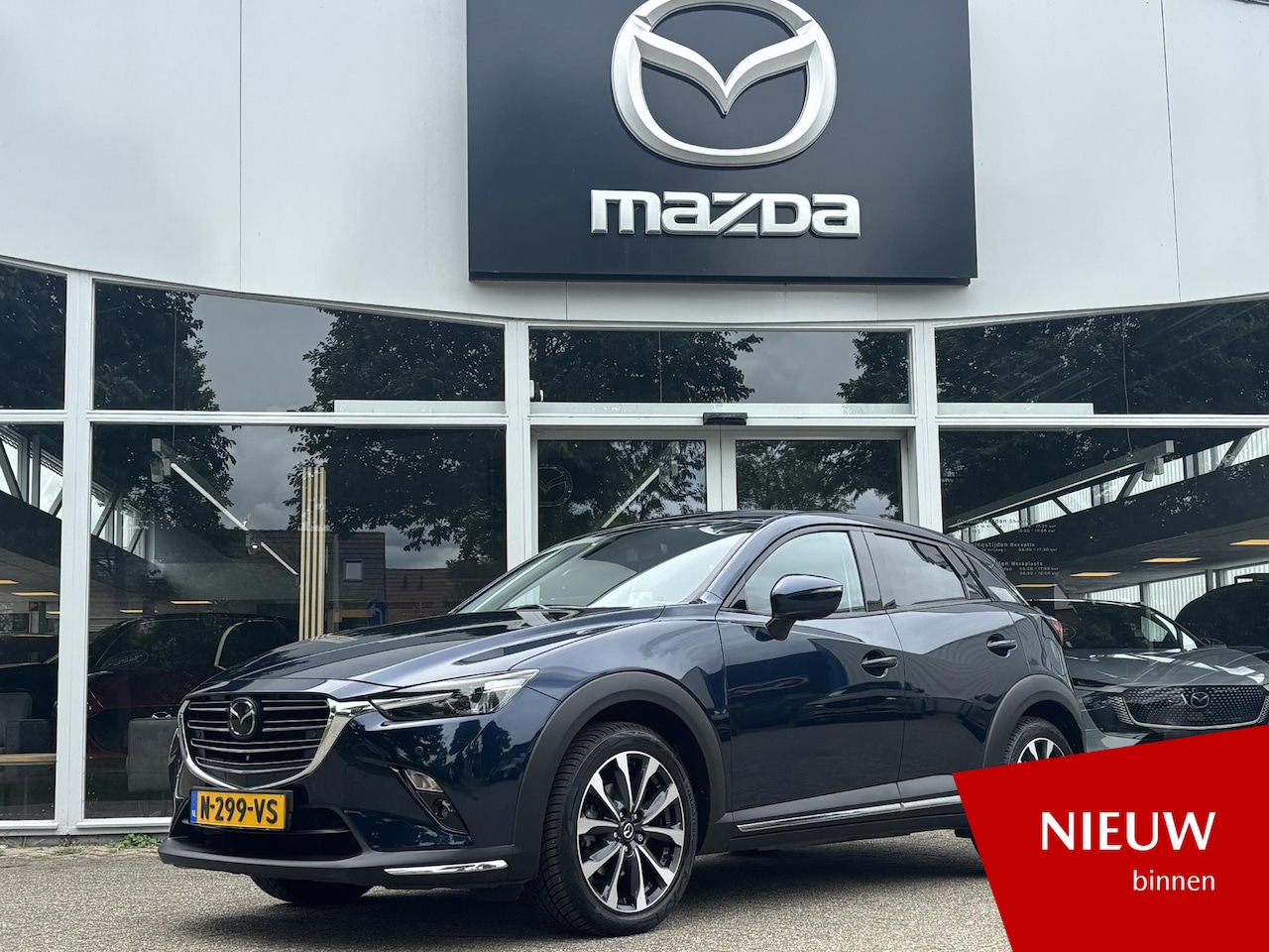Mazda CX-3 - 2.0 SkyActiv-G 121 Luxury NL-Auto, 1e Eig. Dealer Onderh., Automaat, Navigatie, Head-up, - AutoWereld.nl