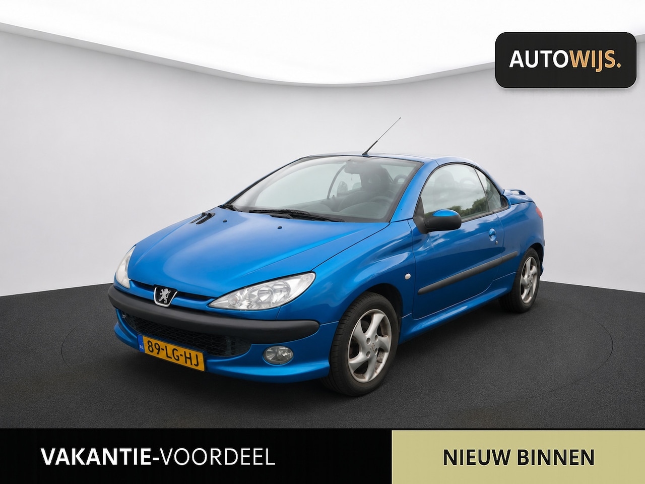 Peugeot 206 CC - 1.6-16V|AUTOMAAT|LEDER|NL AUTO|INRUIL KOOPJE - AutoWereld.nl