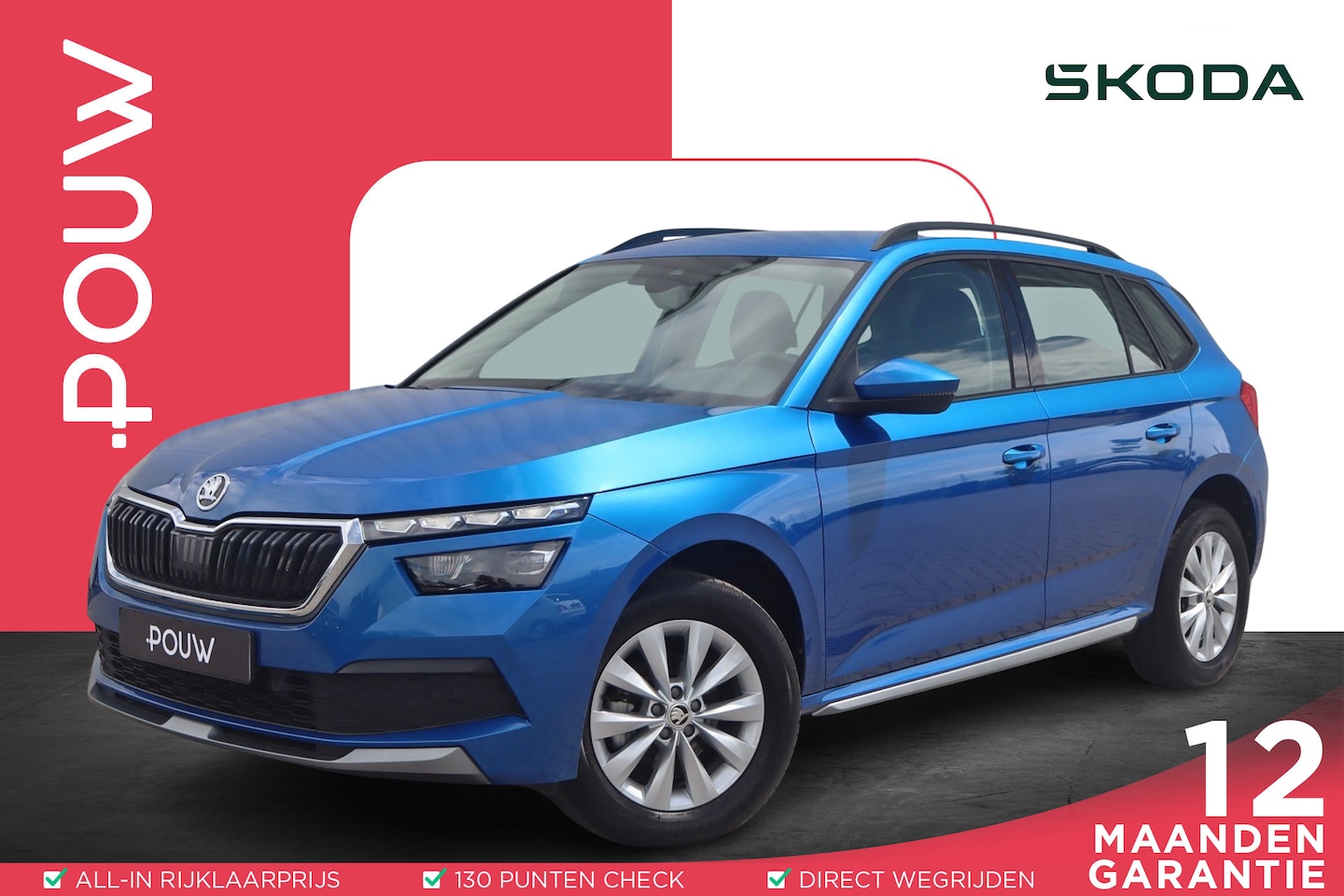 Skoda Kamiq - 1.0 TSI 110pk Business Edition | Trekhaak | Climate Control | Stoelverwarming | Navigatie - AutoWereld.nl