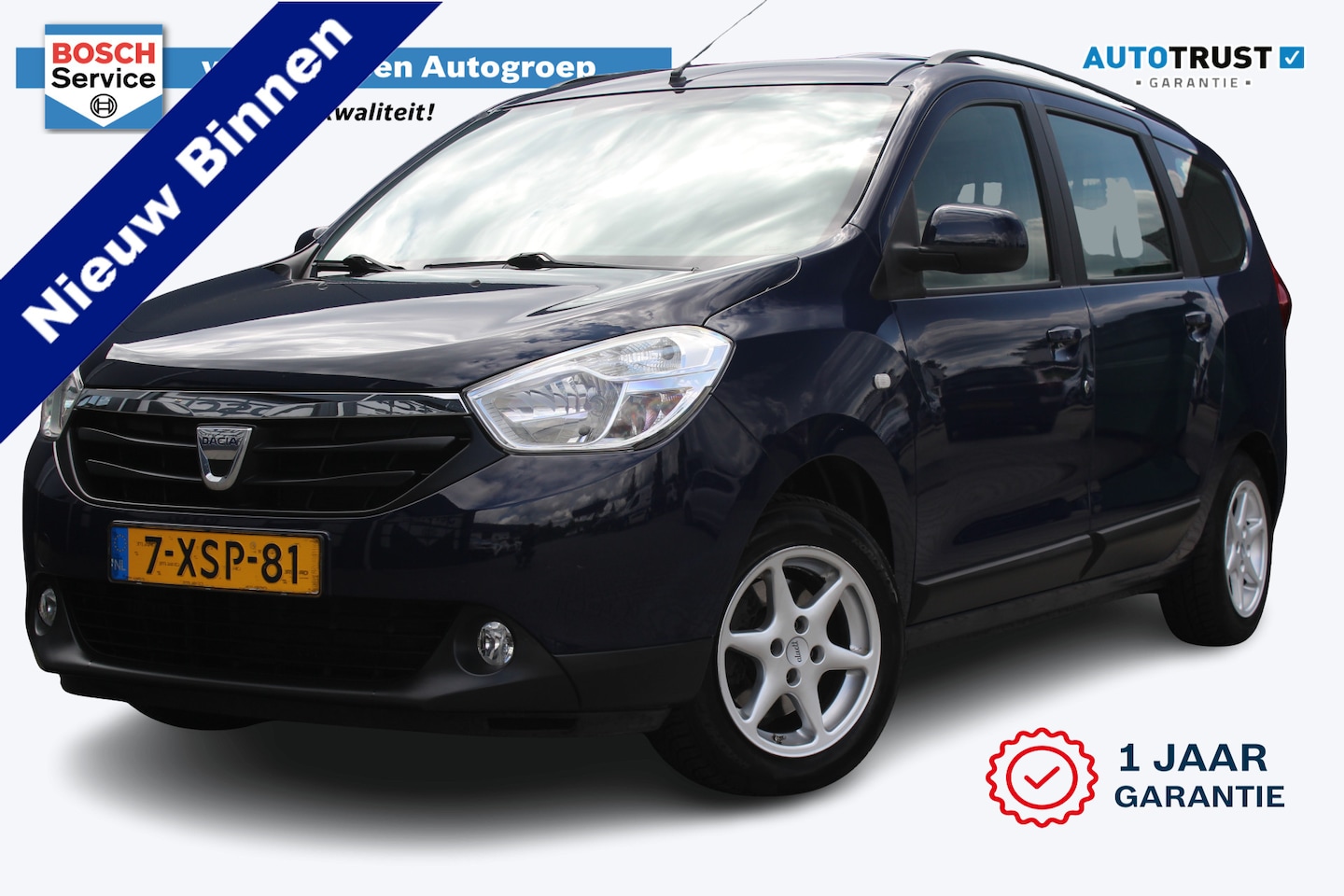 Dacia Lodgy - 1.2 TCe Lauréate 5p. | Incl. 12 Maanden garantie | Cruise control | Parkeersensoren | Park - AutoWereld.nl