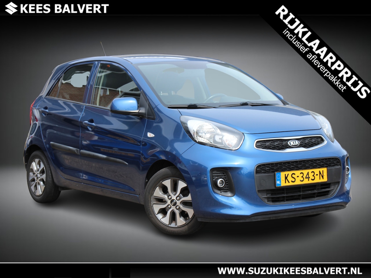 Kia Picanto - 1.0 5drs PlusLineNavigator | Navi | LM-velgen | Airco | - AutoWereld.nl