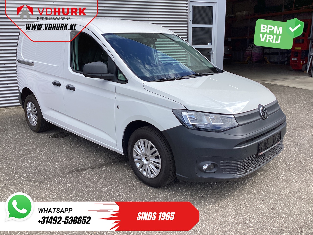 Volkswagen Caddy Cargo - 2.0 TDI 100 pk Omvormer/ Sortimo/ Cruise/ Airco/ DAB - AutoWereld.nl