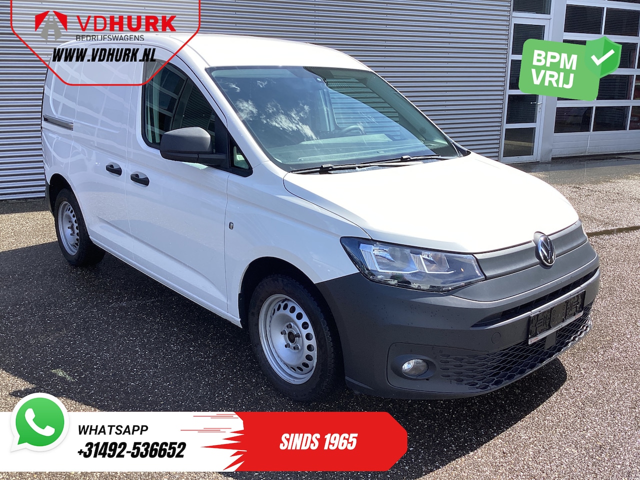 Volkswagen Caddy Cargo - 2.0 TDI 100 pk Omvormer/ Sortimo/ Cruise/ Airco/ DAB - AutoWereld.nl