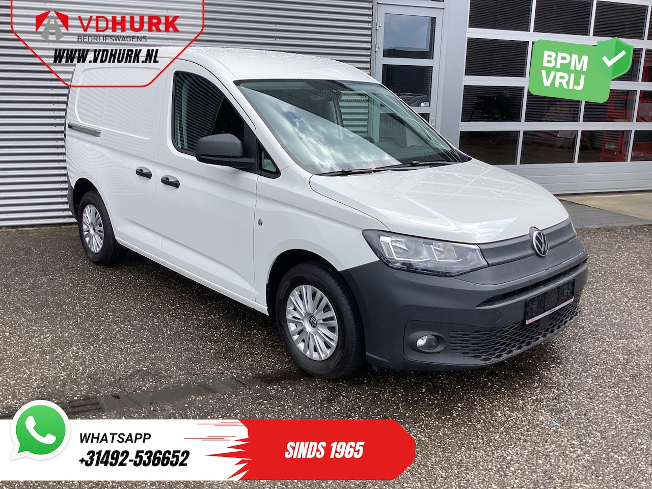 Volkswagen Caddy Cargo - 2.0 TDI 100 pk Omvormer/ Sortimo/ Cruise/ Airco/ DAB - AutoWereld.nl