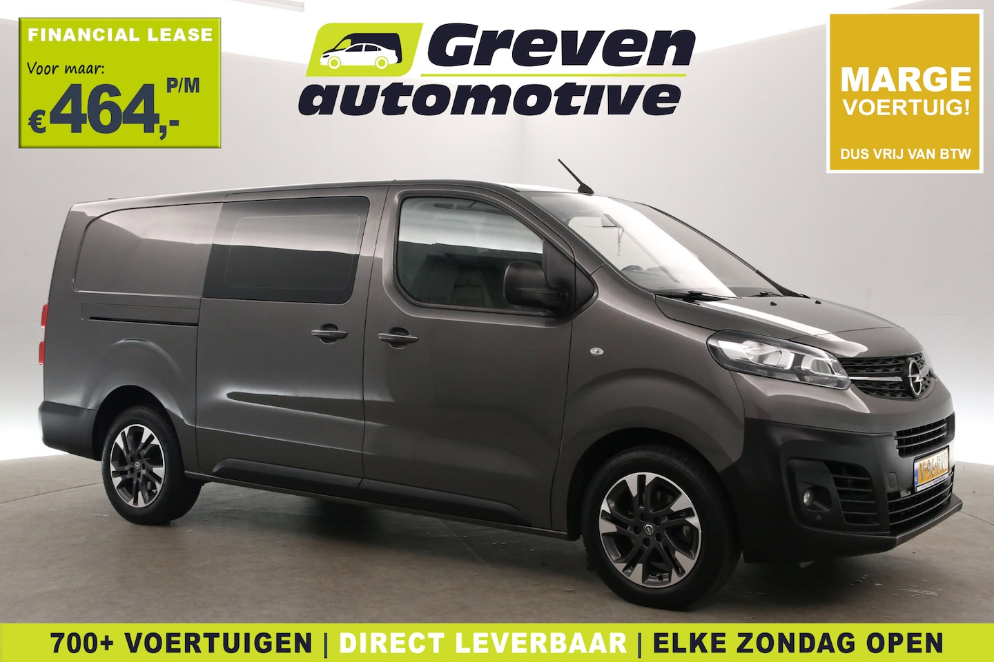 Opel Vivaro - 2.0 CDTI 180PK L3H1 | Marge | Automaat | Clima | Cruise | Camera | 3 Zits | Trekhaak | Car - AutoWereld.nl