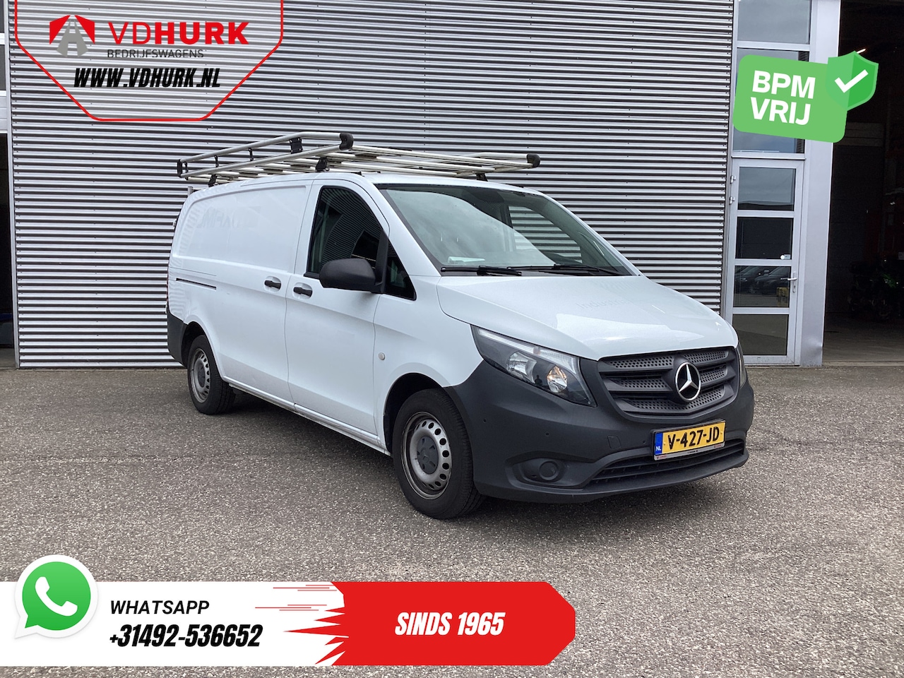 Mercedes-Benz Vito - 114 CDI L2 Aut. Imperiaal+Trap/ BOTT/ 2.5T trekverm./ Navi/ Camera/ Climate/ PDC/ Cruise/ - AutoWereld.nl