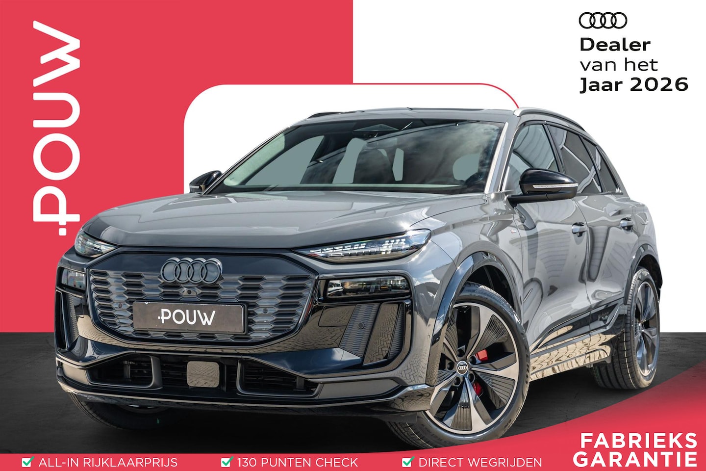 Audi Q6 e-tron - 252pk S edition 83 kWh | Panoramadak | Trekhaak | Luchtvering | 21'' velgen - AutoWereld.nl