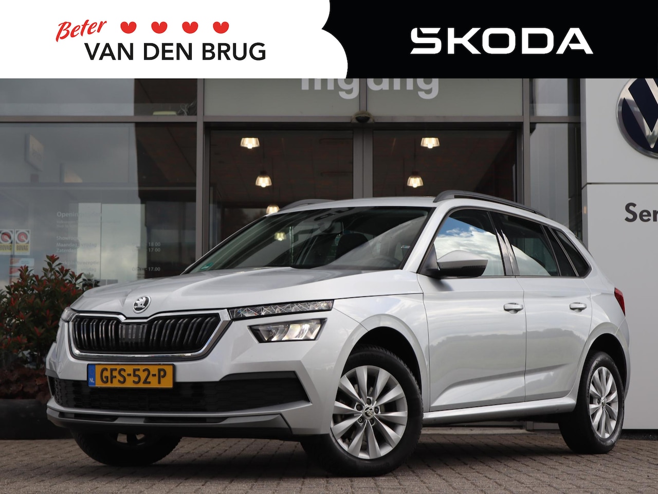 Skoda Kamiq - 1.0 TSI 110 pk DSG Sport Business | Camera | Stoelverwarming | Smartlink | Navigatie via A - AutoWereld.nl