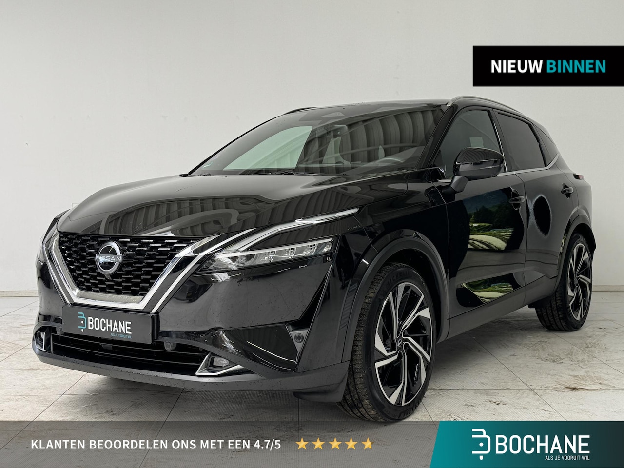 Nissan Qashqai - 1.3 MHEV Xtronic Tekna Plus | Panoramadak | Leder | 360° Camera | BOSE-Audiosysteem | - AutoWereld.nl