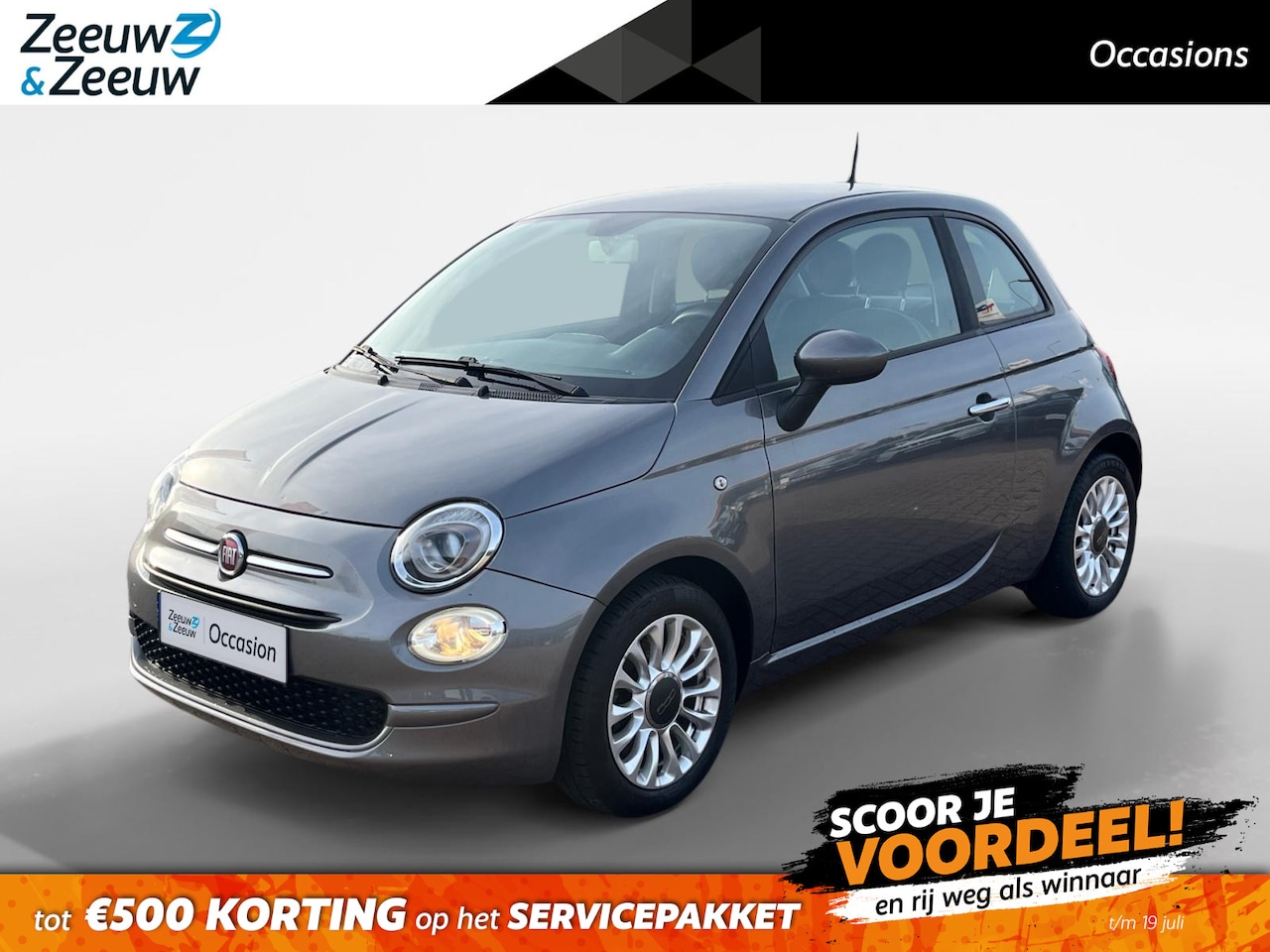 Fiat 500 - 0.9 TwinAir Turbo Popstar *Airco*LM.Velgen*Leuke auto! - AutoWereld.nl