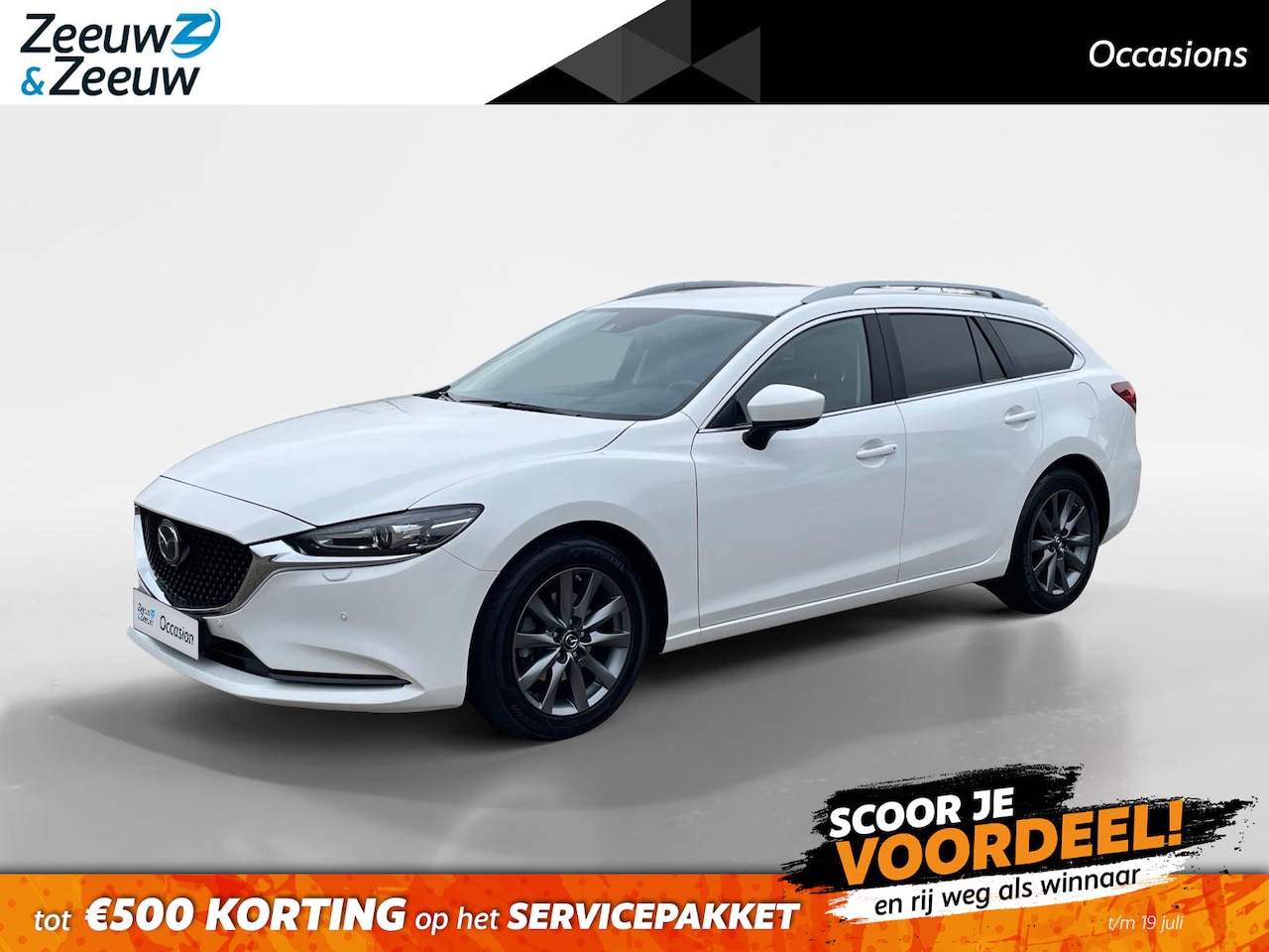 Mazda 6 Sportbreak - 2.0 SkyActiv-G 145 TS | Automaat! | Navi | Parkeersensoren | Climate control - AutoWereld.nl