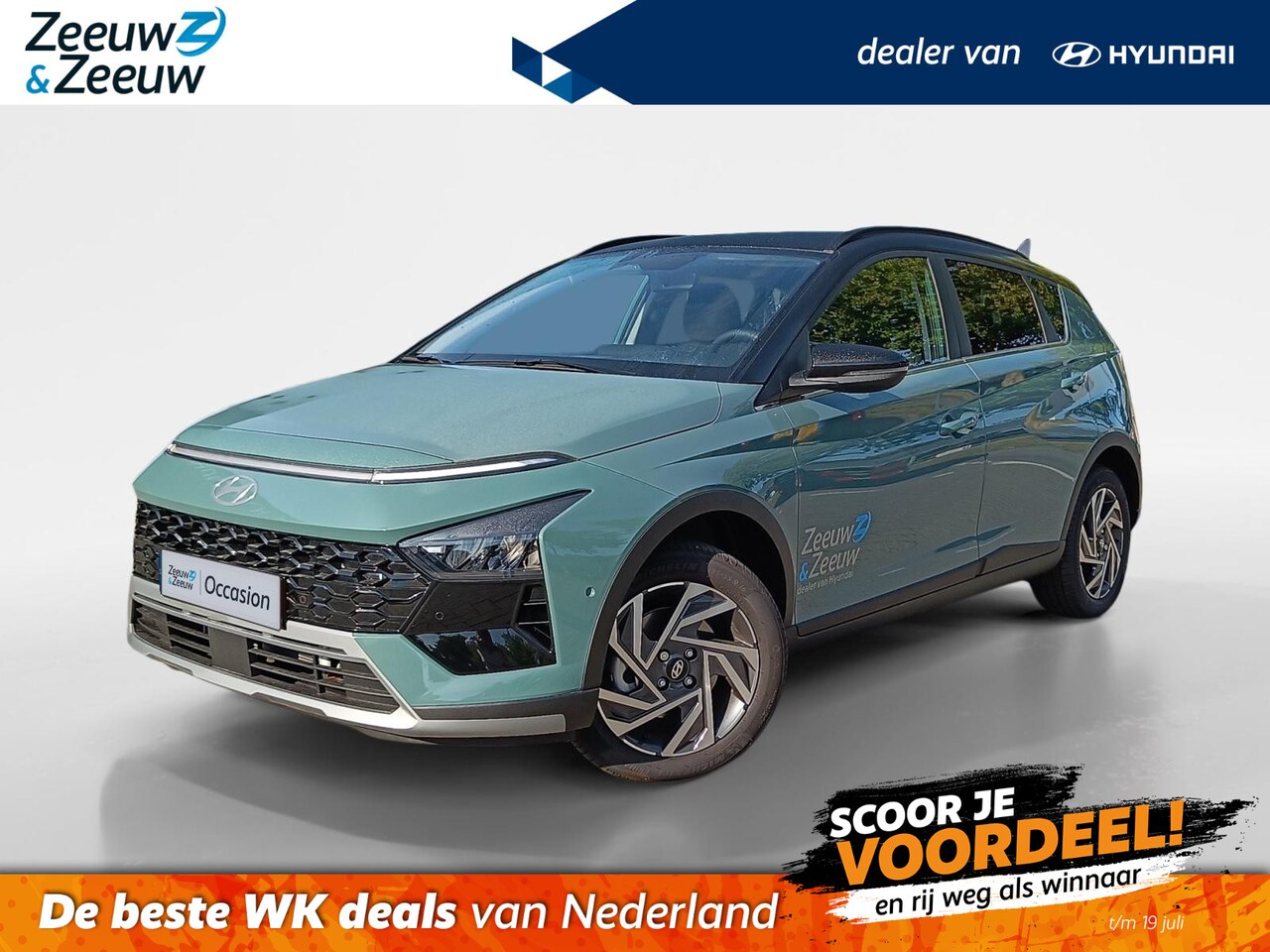 Hyundai Bayon - 1.0 T-GDI Premium Sky AUTOMAAT | NAVIGATIESYSTEEM | - AutoWereld.nl