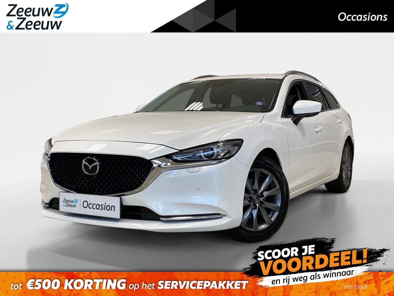 Mazda 6 Sportbreak - 2.0 AUTOMAAT | BUSINESS EDITION | TREKHAAK | DEALERONDERHOUDEN | - AutoWereld.nl