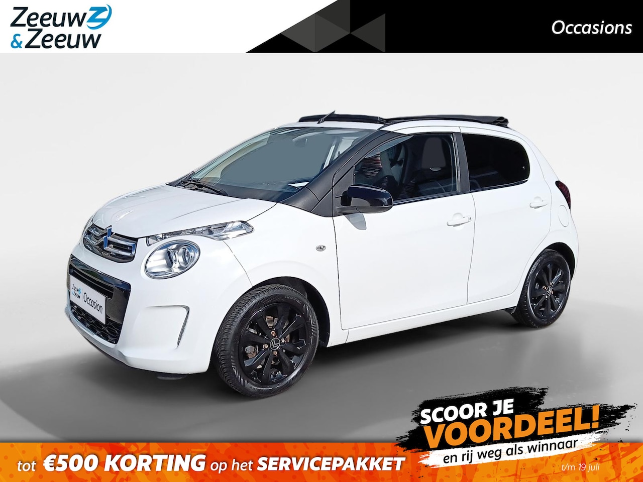 Citroën C1 - 1.0 VTi Airscape Shine | Automatische airco | Lichtmetaal | Stoelverwarming | - AutoWereld.nl