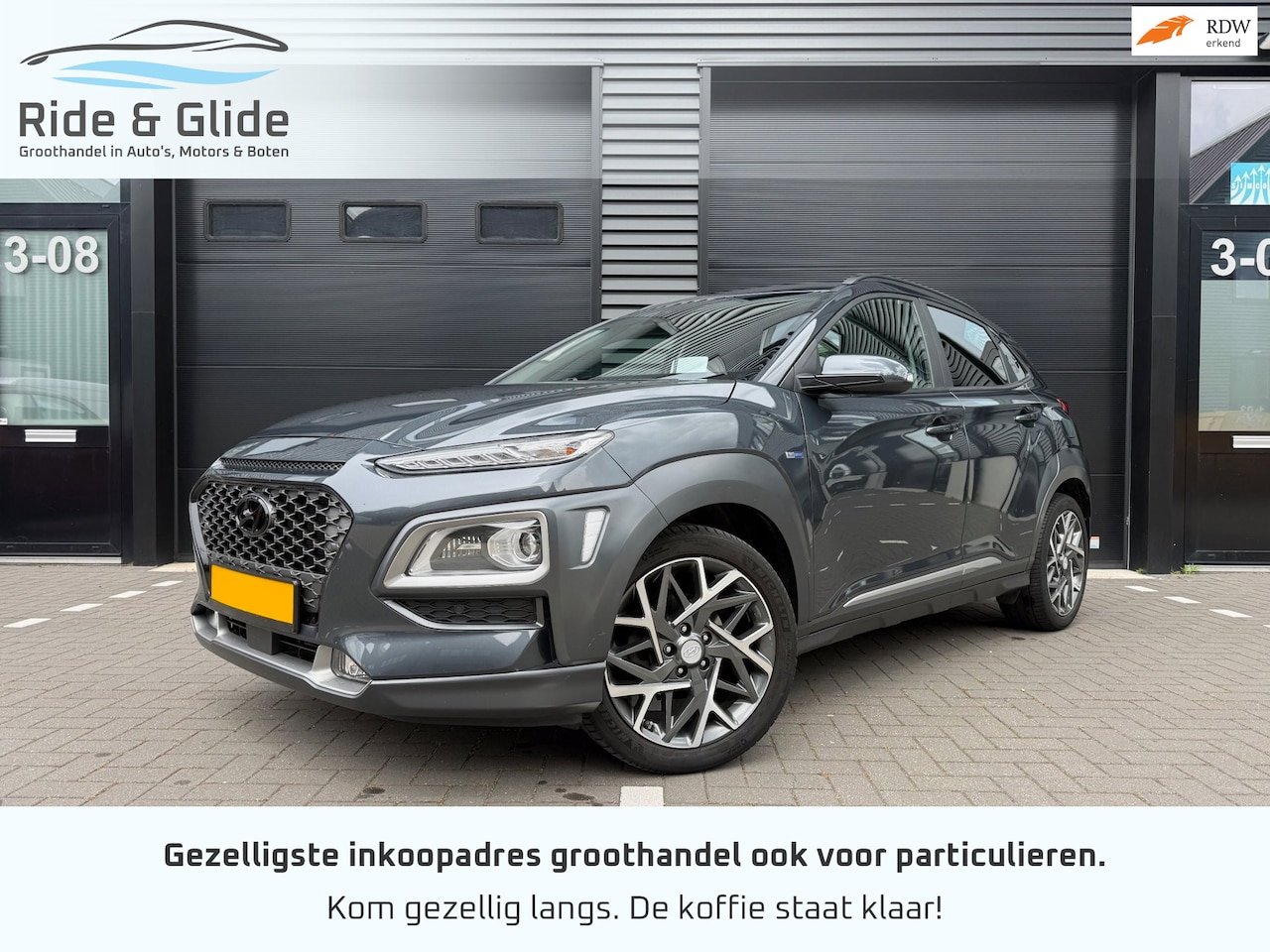 Hyundai Kona - 1.0T Premium leer navi camera head up full option - AutoWereld.nl