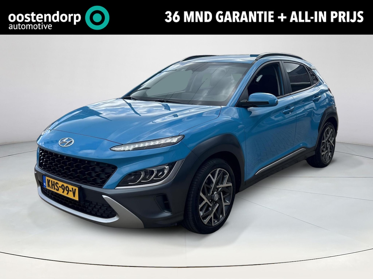 Hyundai Kona - 1.6 GDI HEV Fashion | Parkeercamera Met sensoren | Navigatie | Apple carplay | Rijklaarpri - AutoWereld.nl