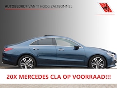 Mercedes-Benz CLA-Klasse - 180 AUT7 Luxury Line PANORAMADAK LEDER MEMORY KEY-LESS GO MULTIBEAM SFEER NL AUTO